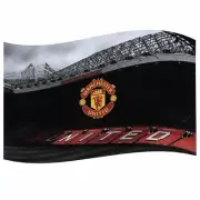 Manchester United FC Old Trafford Flag, Gift, Fathers Day, Official Merchandise