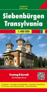 Transylvania Road Map 1:400 000