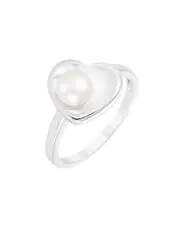 Splendid Pearls Silver 6-7mm Pearl Ring