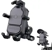 [mercenary] Phone Holder for Motorcycle,Phone Navigation Mount Motorcycle Bracket | Motorcycle Accessories Mobile Phone Support for Cycling, Commuting, Outdoor Adventure, Parcel Delivery