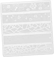 Angoily DIY Bookmark Mold Reusable Silicone Molds for Epoxy Resin Rectangle Shape Book