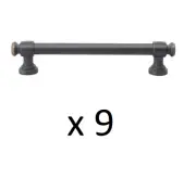 *LOT OF 9* GlideRite 5 in. CC Oil Rubbed Bronze Modern Euro Cabinet Bar Pull