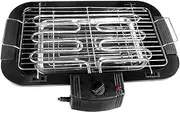 Electric Smokeless Portable BBQ Barbecue Grill, Smokeless Indoor Electric Grill, Removable Non-Stick Grill, Adjustable Temperature Control