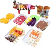 Kisangel 1 Set Creative BBQ Grill for Simulation Cooking Playset with Realistic Food Kitchen Pretend Play for Fun Role Play Grill Accessories