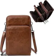 [myfriday] Small Crossbody Handbag for Women, Lightweight Shoulder Messenger Bag Clutch Purse Top Handle Phone Wallet Bag