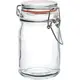 《Utopia》扣式玻璃密封罐(橘250ml) | 保鮮罐 咖啡罐 收納罐 零食罐 儲物罐
