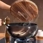 9.45inch Wok Pan Frying Wok Pan Cookware Boiling with Handle Induction Cooker