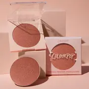 On the Radio Pressed Powder Highlighter Compact