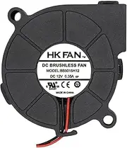 50mm x 15mm 5015 12V Dual Ball Bearing DC Brushless Cooling Blower Fan BB5015H12 with 2 Pin Terninal UL TUV