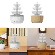 Water Drip Humidifier 500ml Ambient Night Light for Bedside Table Bedroom
