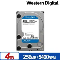 在飛比找蝦皮購物優惠-【WD威騰】4TB 藍標 3.5吋內接硬碟 5400轉桌上型