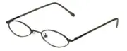 Calabria Flex Plus KIDS 101 Oval Reading Glasses +1.50 Gun Metal Grey Girls