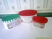 BETHANY LOWE-SWEET TIDINGS CHRISTMAS NESTING BOXES-SET/3 -NEW 2022