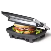2 Slice Sandwich Maker Electric Press Grill Non Stick Flat Plate Toaster