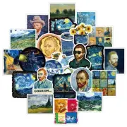 50 Vincent Van Gogh Painting Stickers Pack Decal Lot new