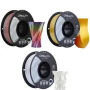 Creality Bundle Shining Pack Golden, White, Rainbow, 3 rolls Filaments Compatible with 99% FDM 3D Printers,1KG per Roll, 1.75mm [INKCRL2003]