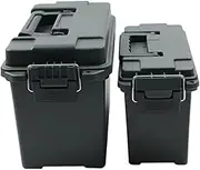 Cabinet Safes Tactical Ammo Box High Strength Safety Box Weapon Safe Storage Crate W/ 12Pcs Magazine Marking Band Sticker Gun Safes(3050P Green Set 1)