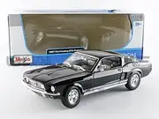 [Maisto] 31166bk – 1967 Ford Mustang Fastback 1/18 Scale – Black