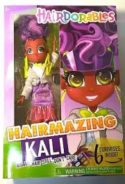 Hairdorables Hairmazing Kali NIB -6 Surprises inside- Accessories-Poseable