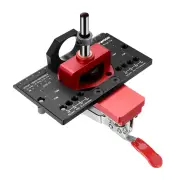 ENJOYWOOD Concealed Hinge Jig with Quick Clip and Dust Vacuum Adapter Concealed Door Hinge Jig 35mm Cabinet Hinge Jig Hi