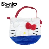 在飛比找樂天市場購物網優惠-【日本正版】凱蒂貓 束口 手提袋 便當袋 Hello Kit