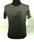 Nike ALABAMA Crimson Tide Gridiron Gray Athletic Cut Tee T-Shirt Mens Small