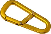 The James Brand The Hardin ES204937-10 Aluminium Carabiner in Canary Colour