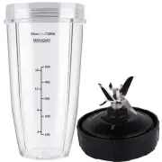 Blender Replacement Parts for Ninja, 24oz Cup with Extractor Blade, for Nutri...