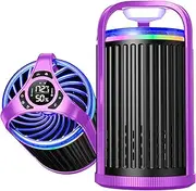 Fly Trap Indoor, CreateFun 2025 New Gnat Traps for House Indoor, Bug Light Trap Mosquitoes Fruit Fly Trap for Plants Bug Zapper with 10 PCS Refills - Purple