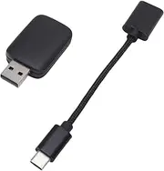 2 in 1 Wireless CarPlay & Android Auto Adapter, WiFi 6/Bluetooth 5.2 with USB-C Cable, AX1800 Chip for iOS & Android