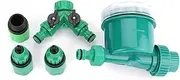 VIFERR Watering Timer, Water Timer, Watering Controller, Garden Water Timer, Watering Set with Y-Shaped Quick Connector