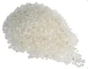 Clear Quartz- Tumbled Chips -Warm Tone- 1 Pound - 3 to 8 mm pieces 1lb Bulk Lot