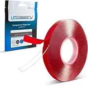 Litcessory Lightstrip Mounting Tape (5m) for Philips Hue, LIFX Lightstrips, C by GE Light Strips – Strong, Removable, Double Sided Tape – Works Great with Most LED Strip Lights!