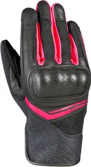 Ixon RS Launch Ladies Motorcycle Gloves, black-pink, Size S for Women Black Pink