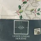 Lenox China NEW Linens HOLIDAY Xmas Tablecloth Embroidered 65" 118" Roll Warmer