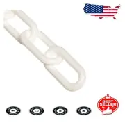 UV Resistant Plastic Barrier Chain 100 Feet - Perfect for Safe Crowd Management