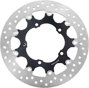 Motorcycle Front Rear Brake Disc Rotor Set Motorcycle Fr&on&t Wheel Brake Disc for Su&zu&ki GSF1250 for Ba&nd&it ABS 2006-2011 GSX1250FA 2010-2014(Black)