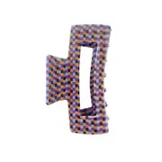 Culturesse Raya Retro 10cm Large Hair Claw/Crab Women's Accessory Checkered