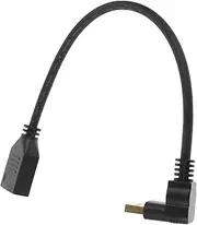 Video Displayport to Dvi Cable Coupler Outlet Ports Double Monitor Accessory Dp Male to Female Cord Display Port Male to Female Cord Display Port Adapter Metal Mesh Braided Shield Generic