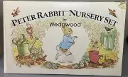 Vintage Beatrix Potter￼ Peter Rabbit Nursery Set 3 PC Mug Plate Bowl Wedgwood ￼￼