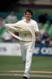 Chris Cowdrey of Glamorgan during the Benson and Hedges Cup m- Old Cricket Photo