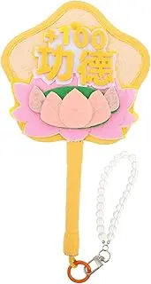 Portable Hand Fan with Funny Words Handwoven Paddle Fan for Summer Cooling Lightweight Outdoor Accessory for Weddings Parties Decorations