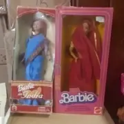 Barbie in India Blue Outfit RARE & India Barbie Steffie Face Set NRFB BOX ISSUES