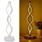 Creative Spiral Table Lamp Dimmable Modern LED Light For Bedroom Minimalist Deco