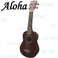 在飛比找樂天市場購物網優惠-【非凡樂器】『Aloha UK-300 21吋原木烏克麗麗』