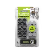 Slipstick 19mm 3/4” Super Smooth Floor Protection Ultra Glide Feet - 16 Pack