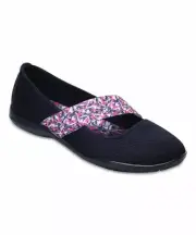 Women Crocs Swiftwater Flat Slip on 203992-48O Navy Tropical 100% Original New