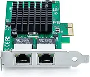 REDLUX 10/100/1000 Mbps PCI-e Network Card(NIC) with Intel 82576EB Chip, Dual RJ45 Ports, Compare to Intel E1G42ET, PCIE 2.0 X1, Support Windows/Windows Server/Linux/Vmware Esxi