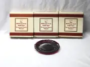 Vintage AVON 5.5" Bread Plate 1876 CAPE COD Ruby Red Collection - Set Of 6 NIB