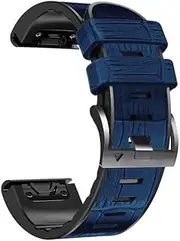 [AEHON] 26 22mm Leather + Silicone Strap for Garmin Fenix 6X 6 6 Pro 5 5X Plus Fenix 7X 7 Smart Watch Easyfit Wristband Bracelet Correa